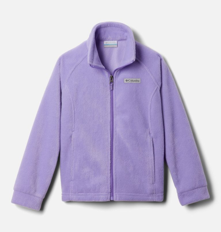 Girls' Benton Springs Fleece Jacket, Color: Paisley Purple, image 1