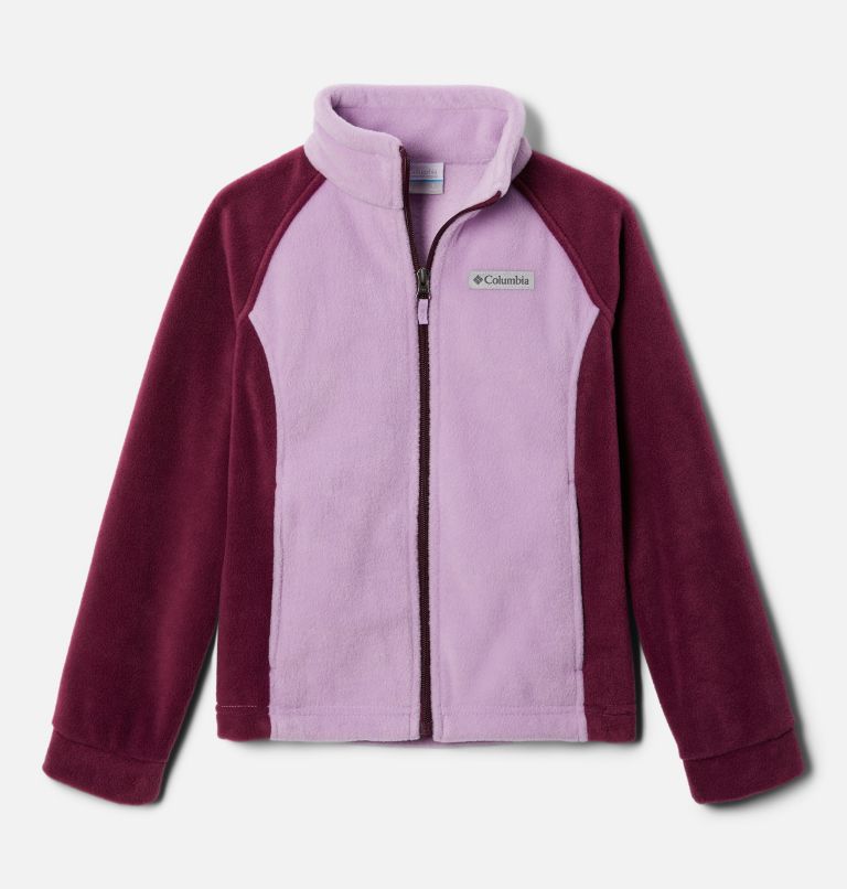 Thumbnail: Girls’ Benton Springs Fleece Jacket, Color: Marionberry, Gumdrop, image 1