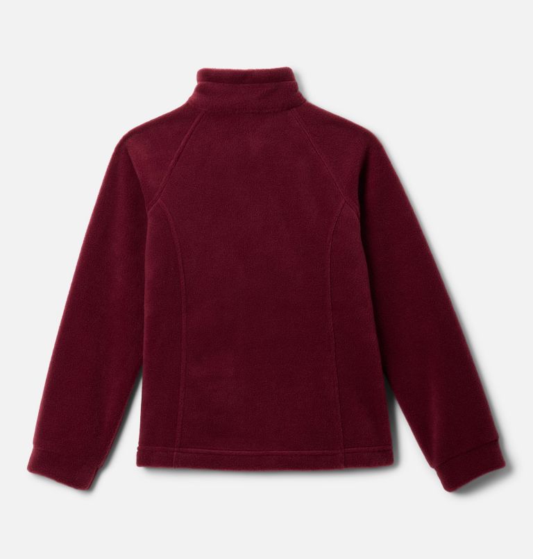 Girls' Benton Springs Fleece Jacket, Color: Rich Wine, image 2