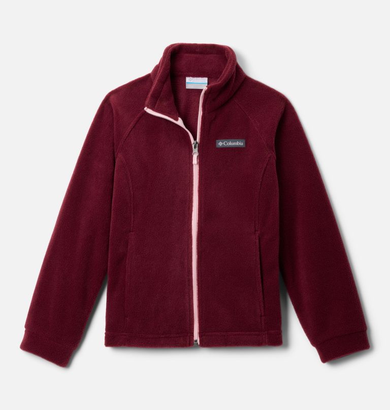 Girls' Benton Springs Fleece Jacket, Color: Rich Wine, image 1