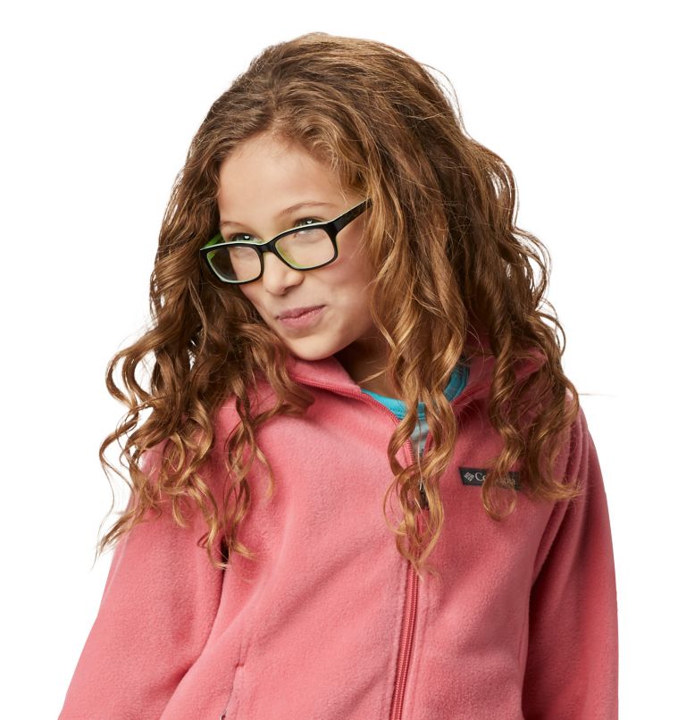 Girls' Benton Springs Fleece Jacket, Color: Wild Salmon, image 6