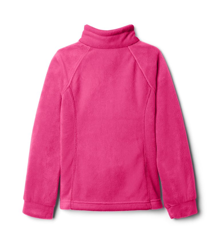 Thumbnail: Girls’ Benton Springs Fleece Jacket, Color: Pink Ice, image 4