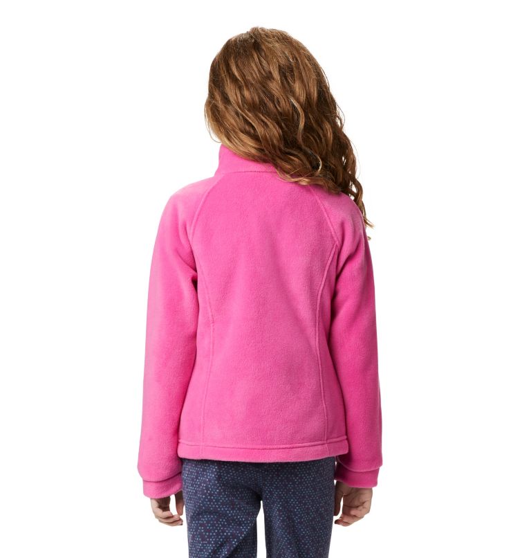 Thumbnail: Girls’ Benton Springs Fleece Jacket, Color: Pink Ice, image 6