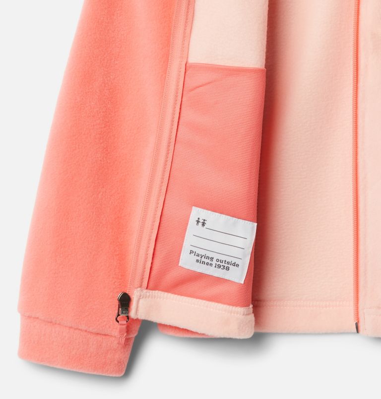 Veste en laine polaire Benton Springs pour fille, Color: Salmon, Pink Sand, image 3
