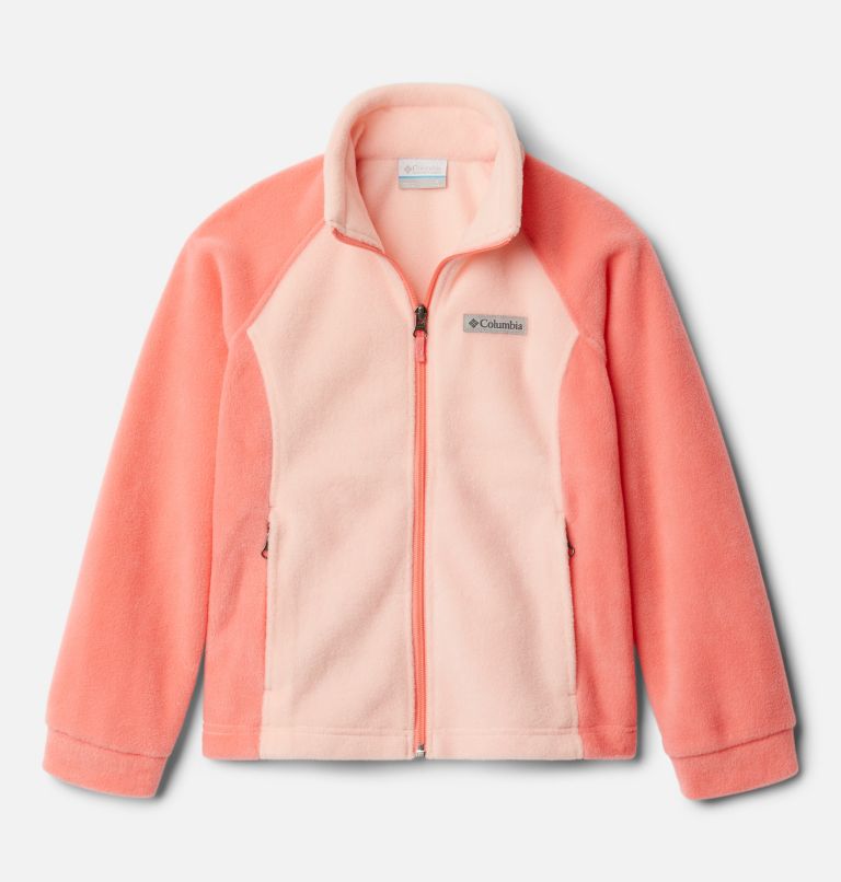 Veste en laine polaire Benton Springs pour fille, Color: Salmon, Pink Sand, image 1