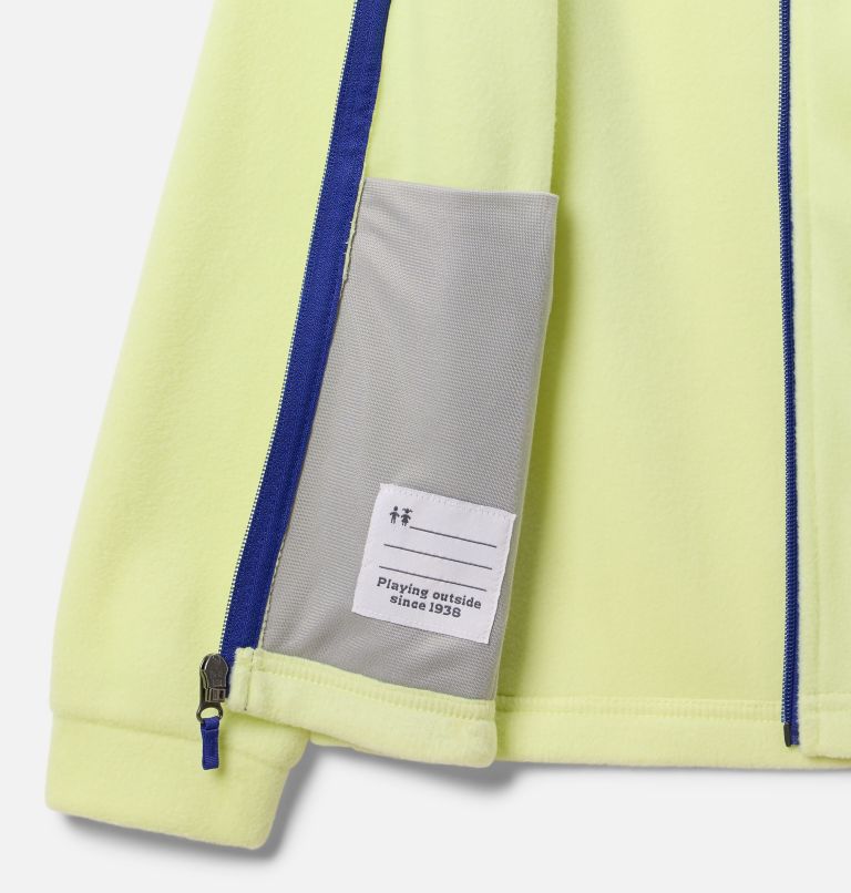 Girls' Benton Springs Fleece Jacket, Color: Spring Yellow, image 3