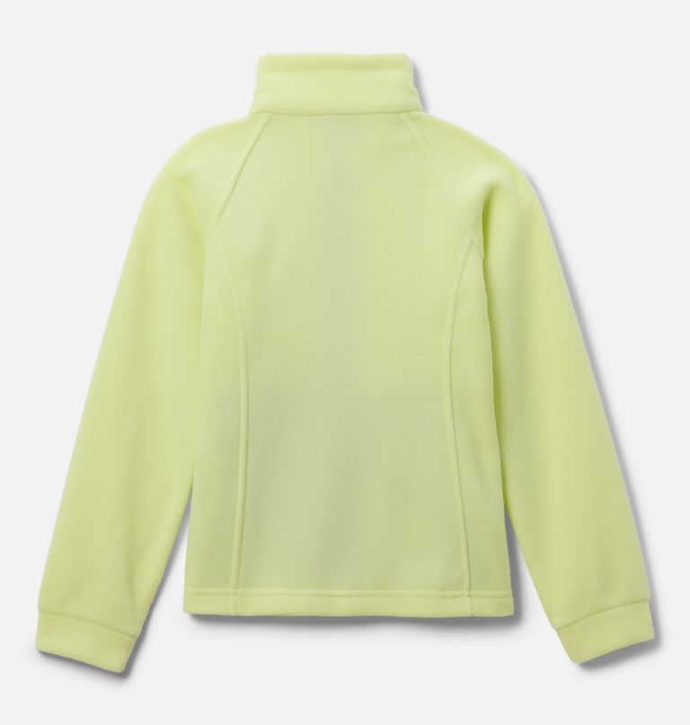 Girls' Benton Springs Fleece Jacket, Color: Spring Yellow, image 2