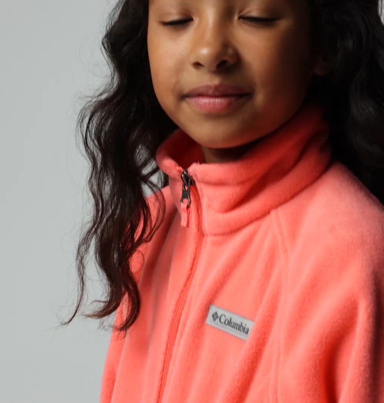 Girls' Benton Springs Fleece Jacket, Color: Hot Coral