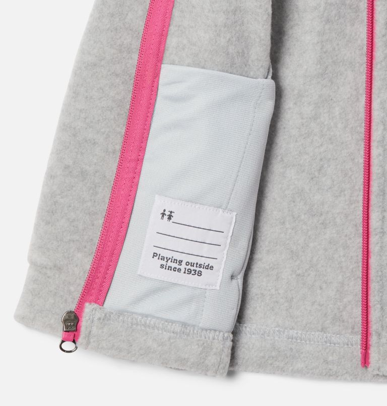 Girls’ Toddler Benton Springs Fleece Jacket, Color: Cirrus Grey, image 3