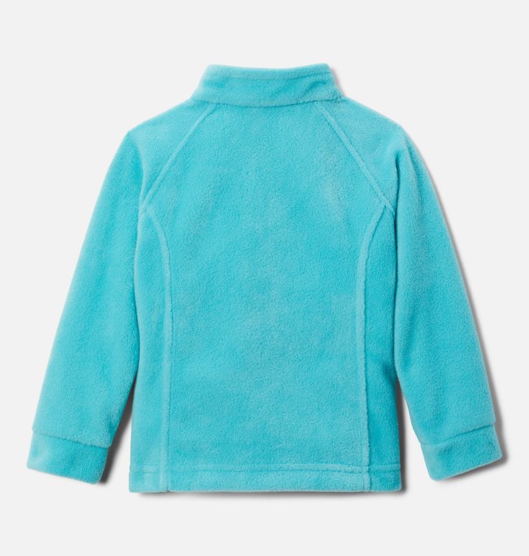 Thumbnail: Girls’ Toddler Benton Springs Fleece Jacket, Color: Geyser, image 2