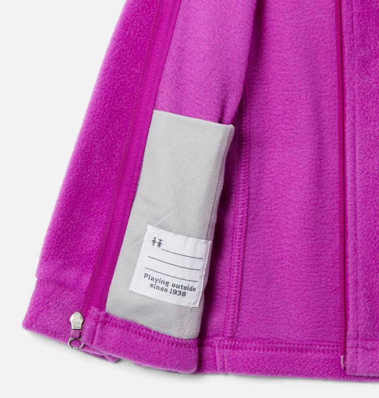 Thumbnail: Girls’ Toddler Benton Springs Fleece Jacket, Color: Bright Plum, image 3