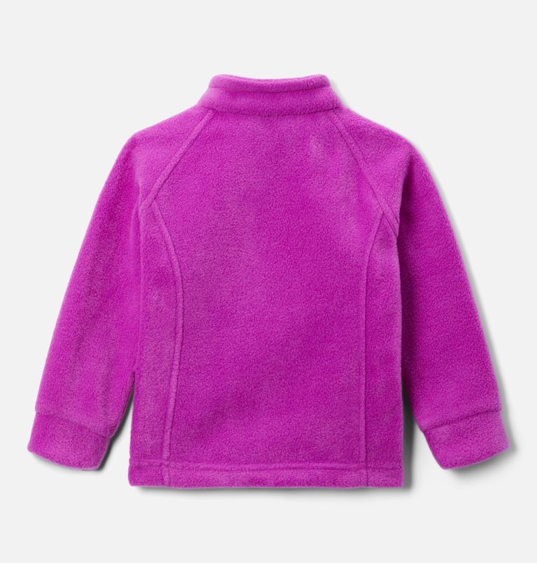 Girls’ Toddler Benton Springs Fleece Jacket, Color: Bright Plum, image 2