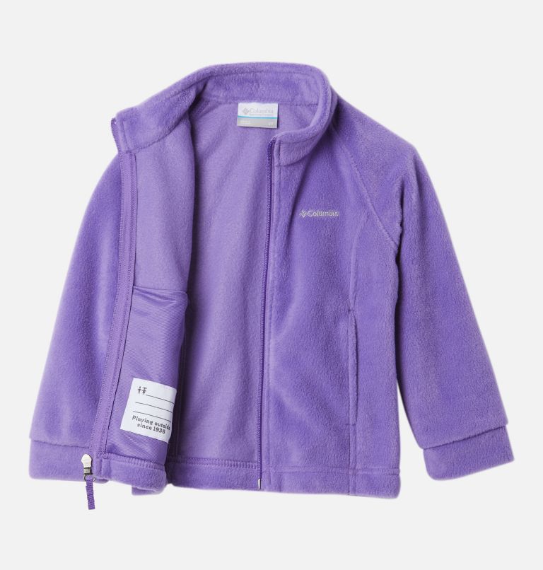 Girls’ Toddler Benton Springs Fleece Jacket, Color: Grape Gum, image 3