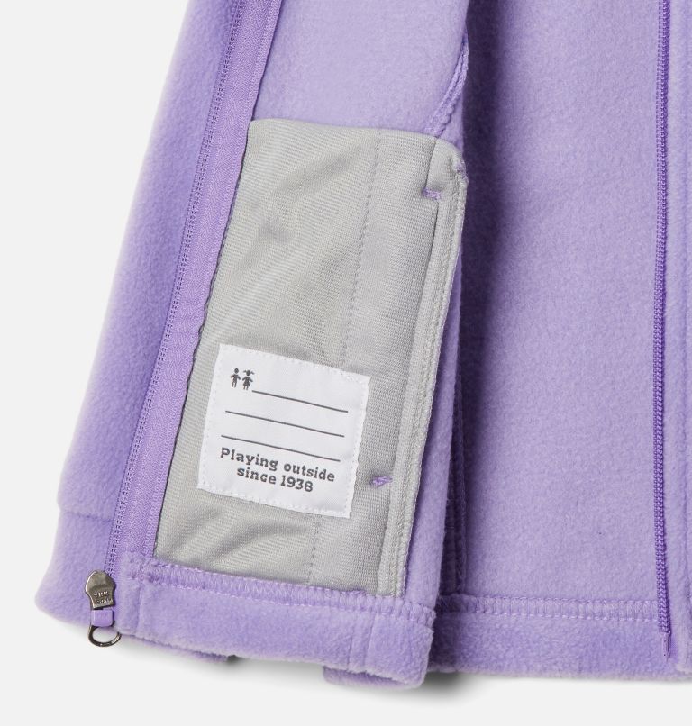 Girls’ Toddler Benton Springs Fleece Jacket, Color: Paisley Purple, image 3