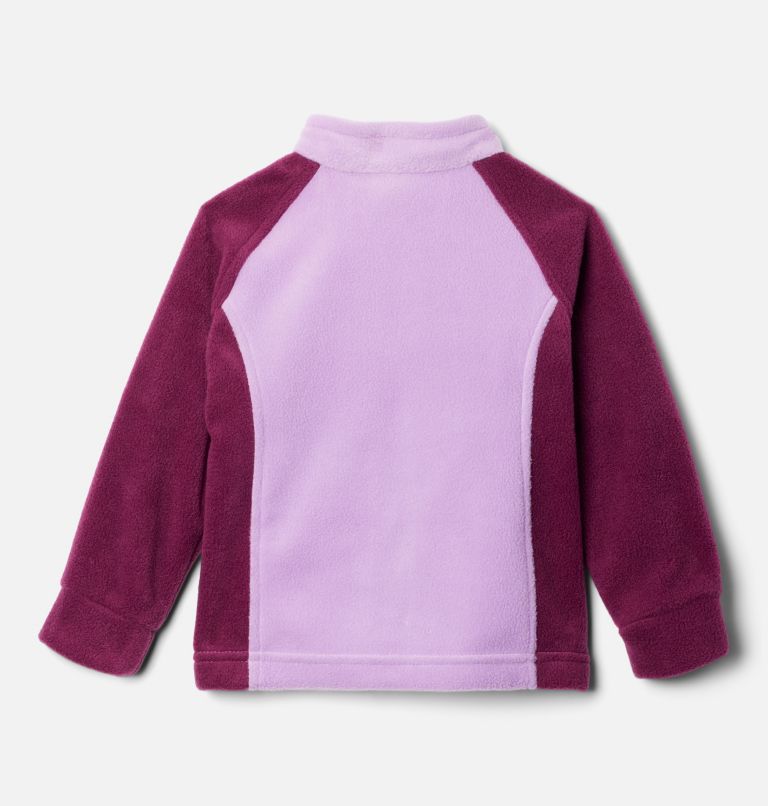 Thumbnail: Girls’ Toddler Benton Springs Fleece Jacket, Color: Marionberry, Gumdrop, image 2