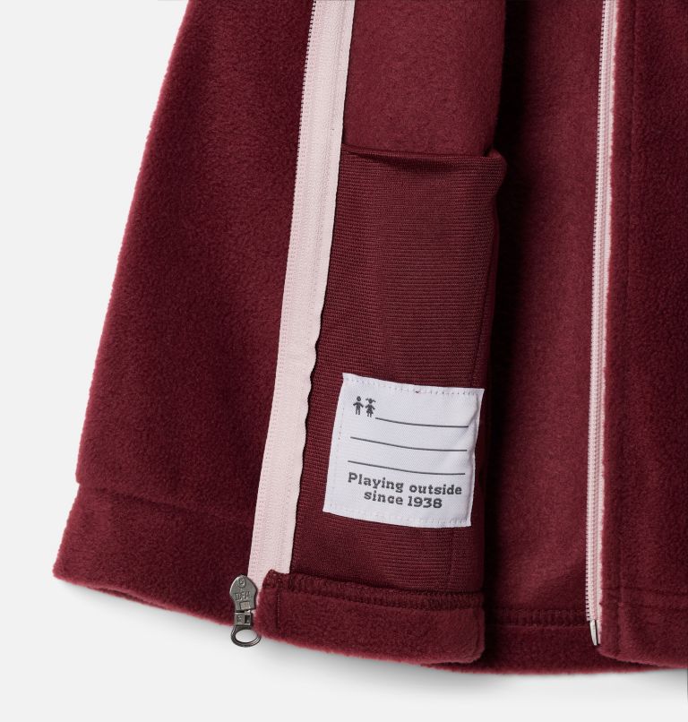 Girls’ Toddler Benton Springs Fleece Jacket, Color: Rich Wine, image 3