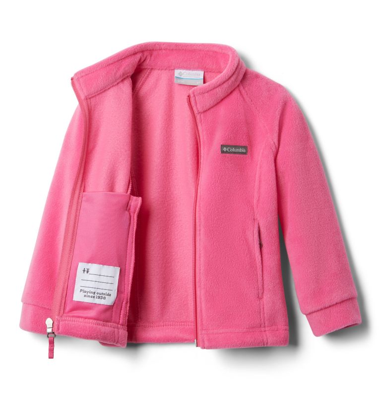 Girls’ Toddler Benton Springs Fleece Jacket, Color: Pink Ice, image 3