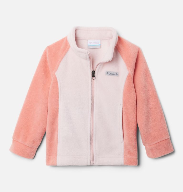 Thumbnail: Girls’ Toddler Benton Springs Fleece Jacket, Color: Faded Peach, Dusty Pink, image 1