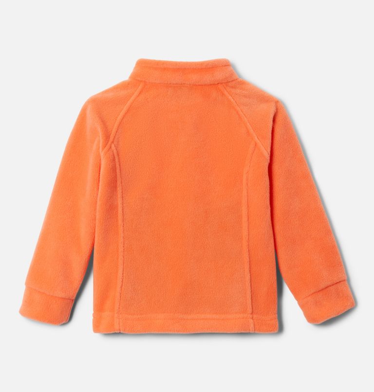 Girls’ Toddler Benton Springs Fleece Jacket, Color: Sunset Orange, image 2