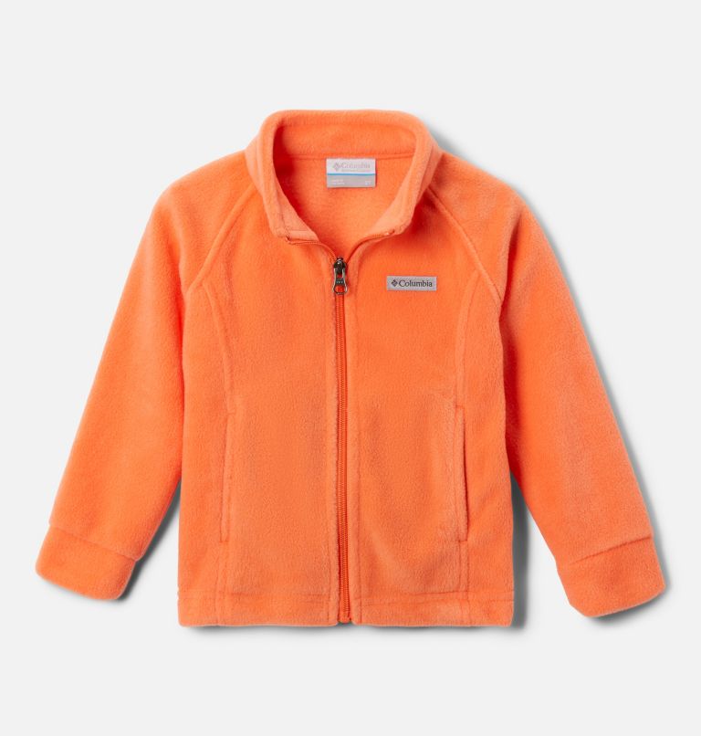 Thumbnail: Girls’ Toddler Benton Springs Fleece Jacket, Color: Sunset Orange, image 1