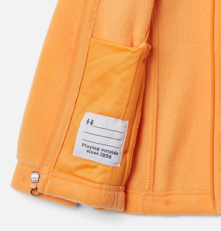 Girls’ Toddler Benton Springs Fleece Jacket, Color: Sunset Peach, image 3