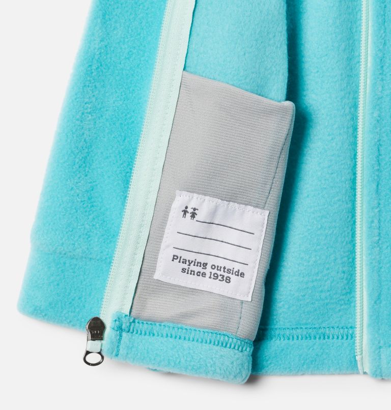 Girls' Infant Benton Springs Fleece Jacket, Color: Geyser, image 3