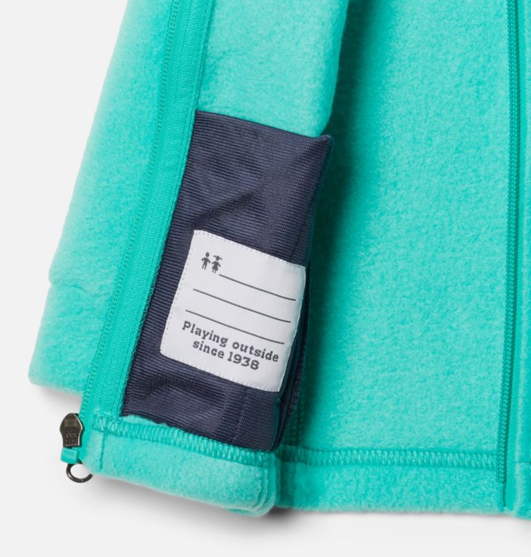 Girls’ Infant Benton Springs Fleece Jacket, Color: Electric Turquoise
