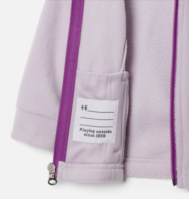 Girls' Infant Benton Springs Fleece Jacket, Color: Lavender Pearl, image 3