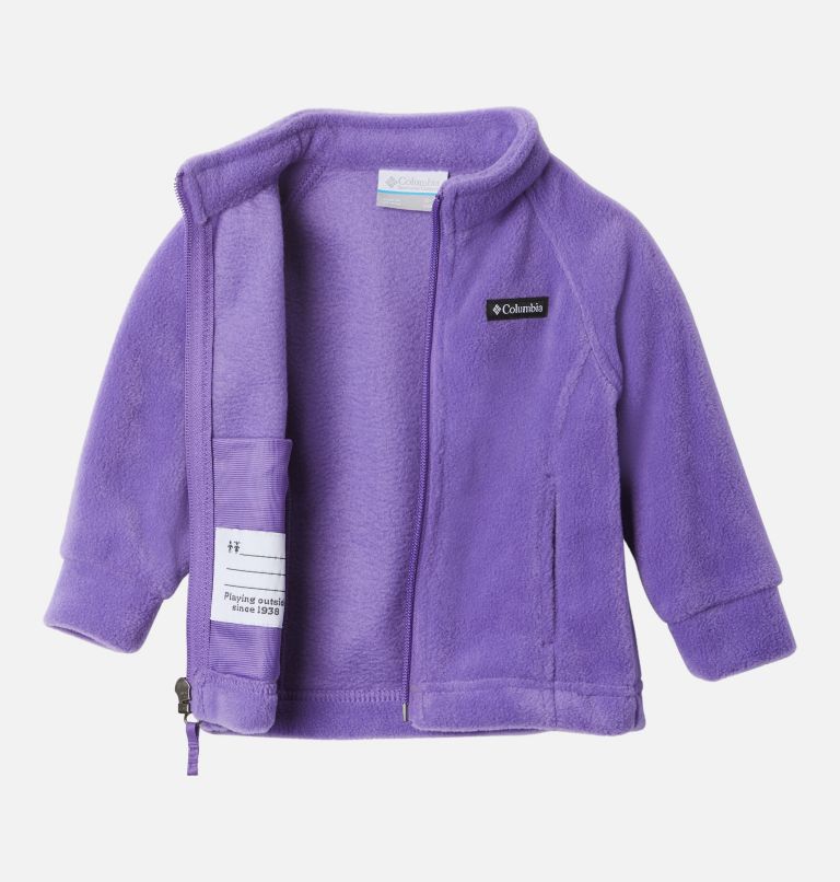 Girls' Infant Benton Springs Fleece Jacket, Color: Grape Gum, image 3