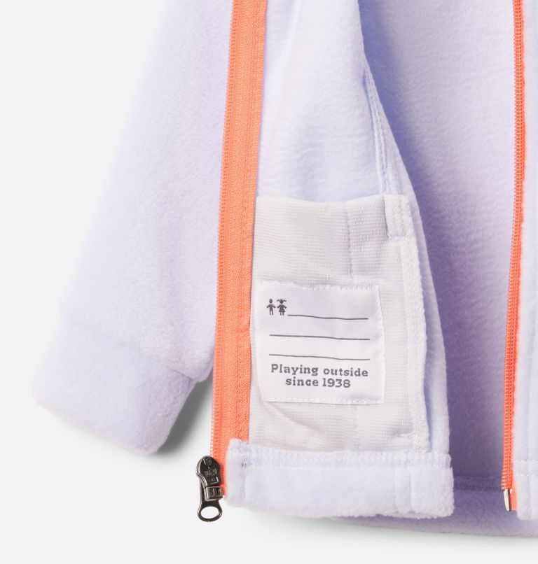 Girls' Infant Benton Springs Fleece Jacket, Color: Snowdrift, image 3