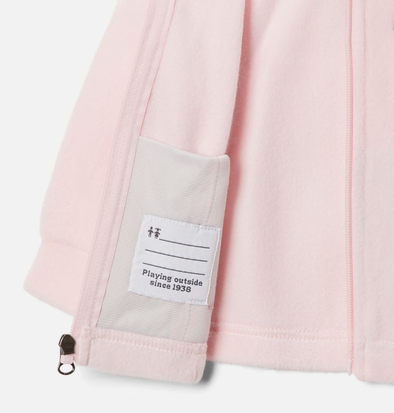 Thumbnail: Girls’ Infant Benton Springs Fleece Jacket, Color: Satin Pink, image 3