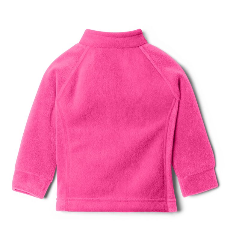 Thumbnail: Girls’ Infant Benton Springs Fleece Jacket, Color: Pink Ice, image 2