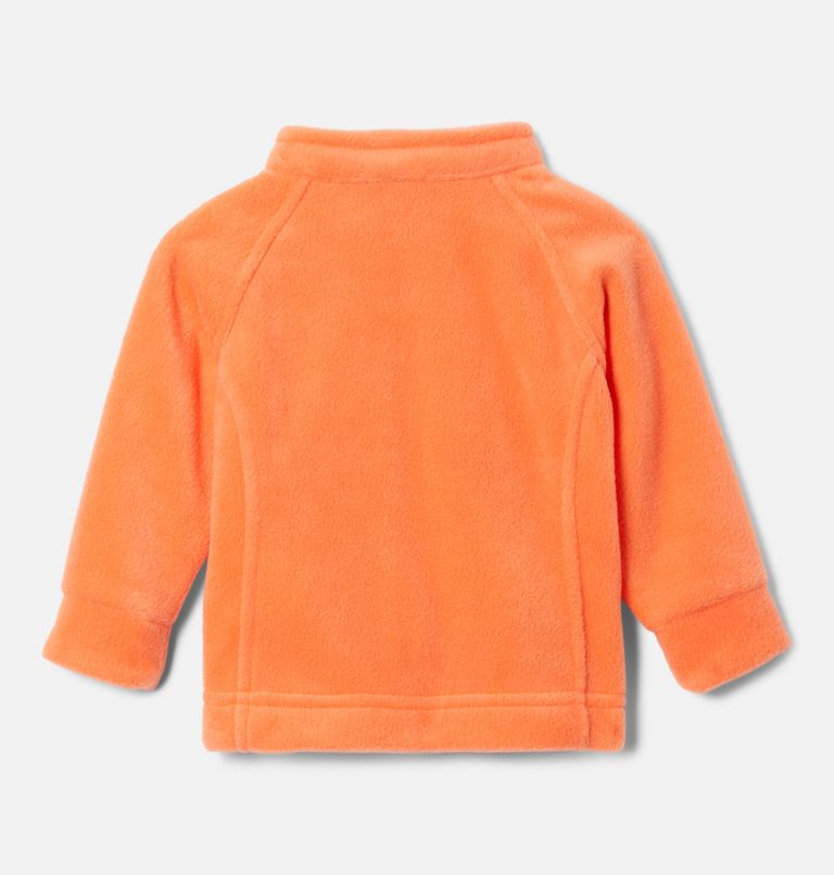Girls’ Infant Benton Springs Fleece Jacket, Color: Sunset Orange, image 2