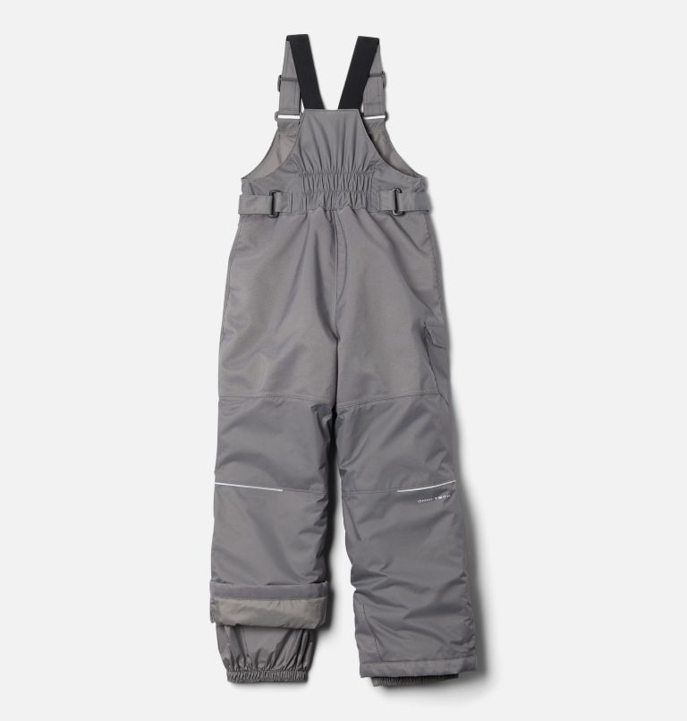 Kids' Adventure Ride Insulated Ski Bib, Color: City Grey, image 3