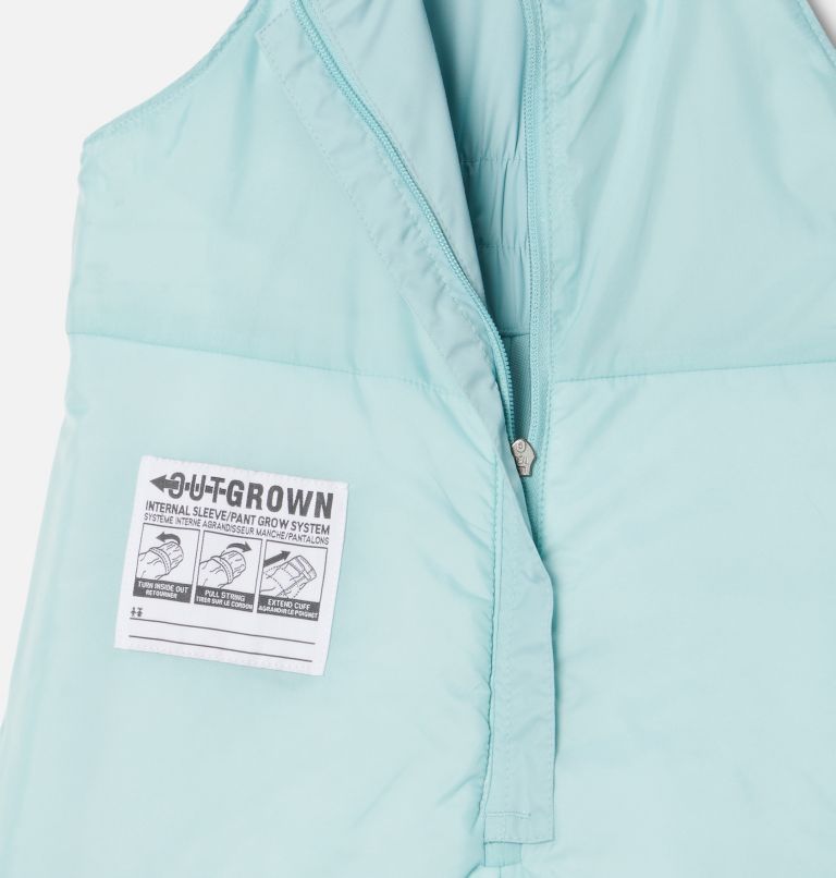 Kids' Adventure Ride Insulated Ski Bib, Color: Aqua Haze, image 3