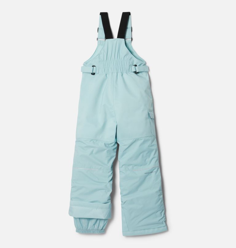 Kids' Adventure Ride Insulated Ski Bib, Color: Aqua Haze, image 2