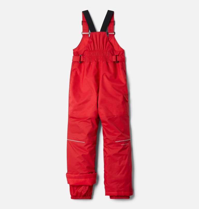 Kids' Adventure Ride Insulated Ski Bib, Color: Mountain Red, image 2