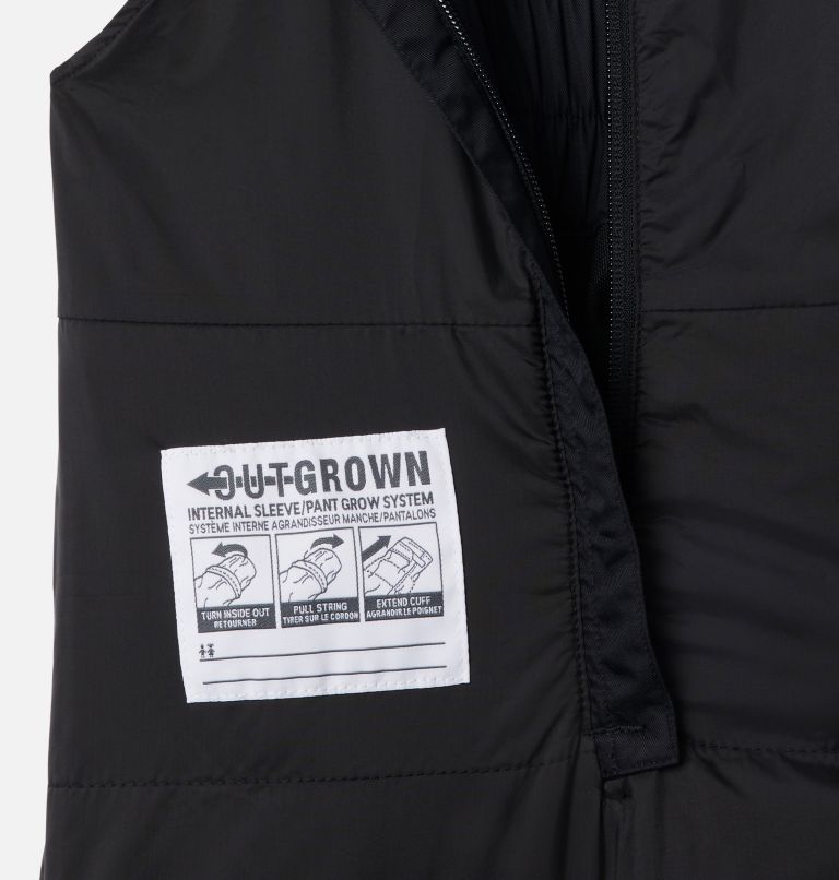 Toddler Adventure Ride Insulated Ski Bib, Color: Black, for Boys, image 3