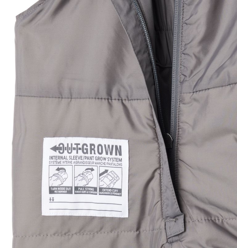 Toddler Adventure Ride Insulated Ski Bib, Color: City Grey, image 3
