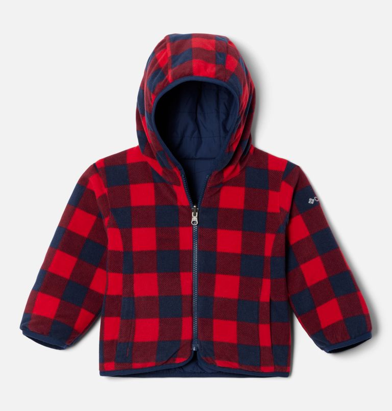 Thumbnail: Toddler Double Trouble Reversible Jacket, Color: Collegiate Navy, image 3