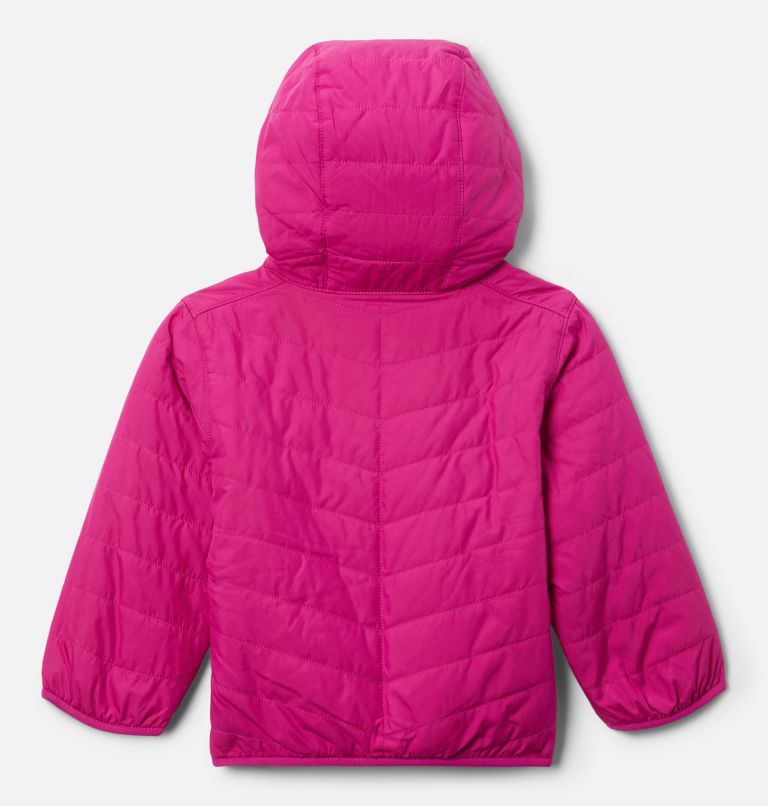 Double Trouble Jacket | 665 | 4T, Color: Wild Fuchsia, Blush Pink Woodlands, image 2