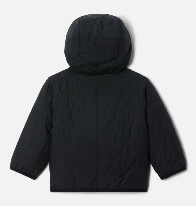 Thumbnail: Infant Double Trouble Reversible Jacket, Color: Black, Chalk Check, image 2