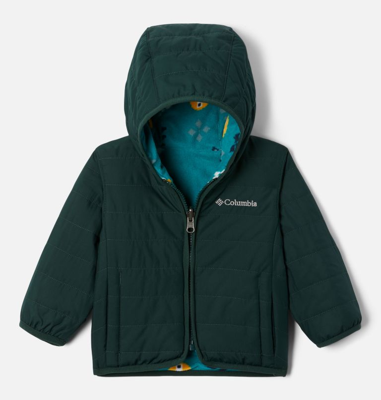 Thumbnail: Infant Double Trouble Reversible Jacket, Color: Spruce, Metal Woodlands, image 1