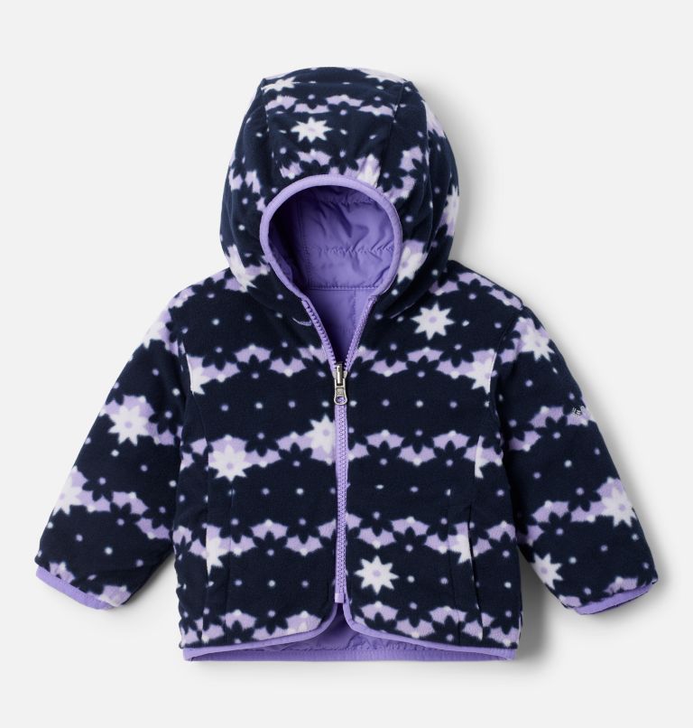 Infant Double Trouble Reversible Jacket, Color: Paisley Purple, image 3
