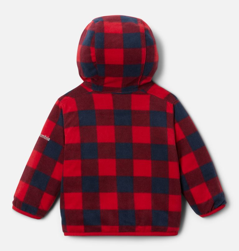 Infant Double Trouble Reversible Jacket, Color: Mountain Red, Mountain Red Check, image 4