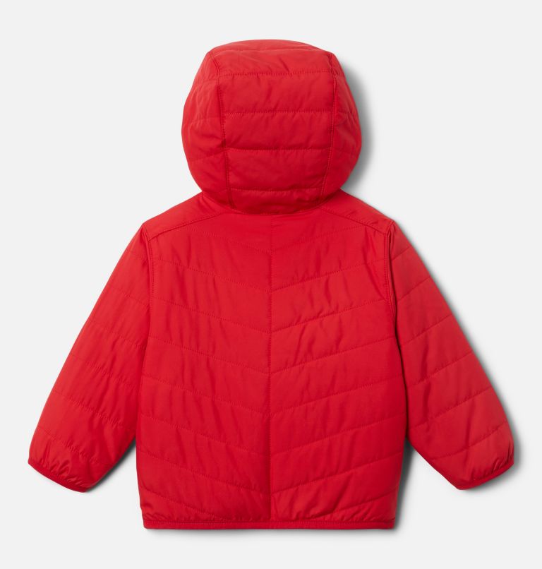 Infant Double Trouble Reversible Jacket, Color: Mountain Red, Mountain Red Check, image 2