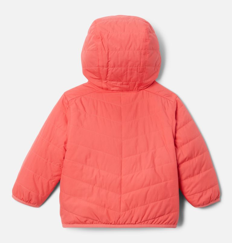 Thumbnail: Infant Double Trouble Reversible Jacket, Color: Blush Pink, Black Paperflakes, image 2