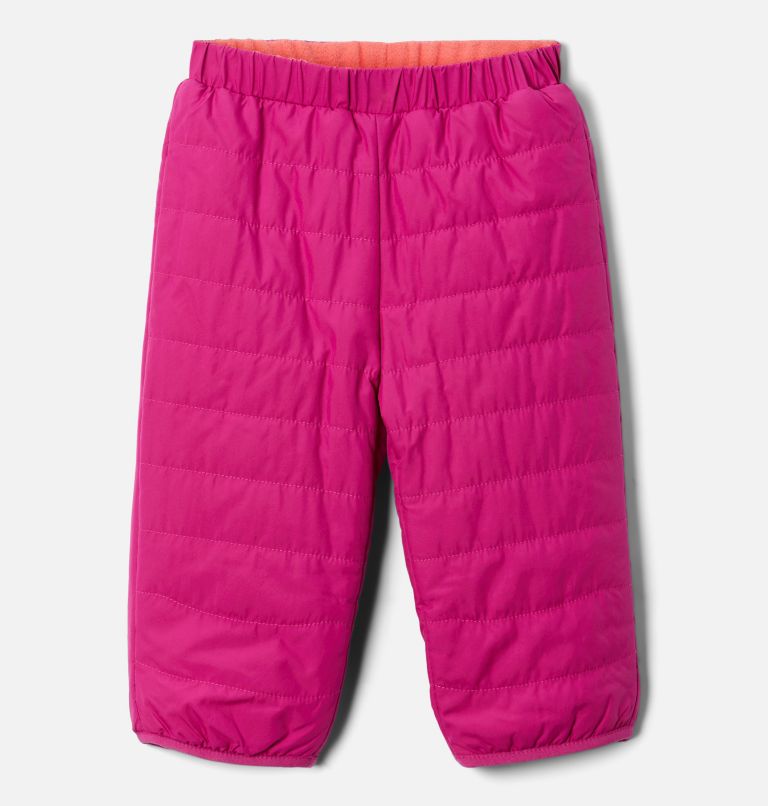 Infant Double Trouble Reversible Pants, Color: Wild Fuchsia, Blush Pink, image 1