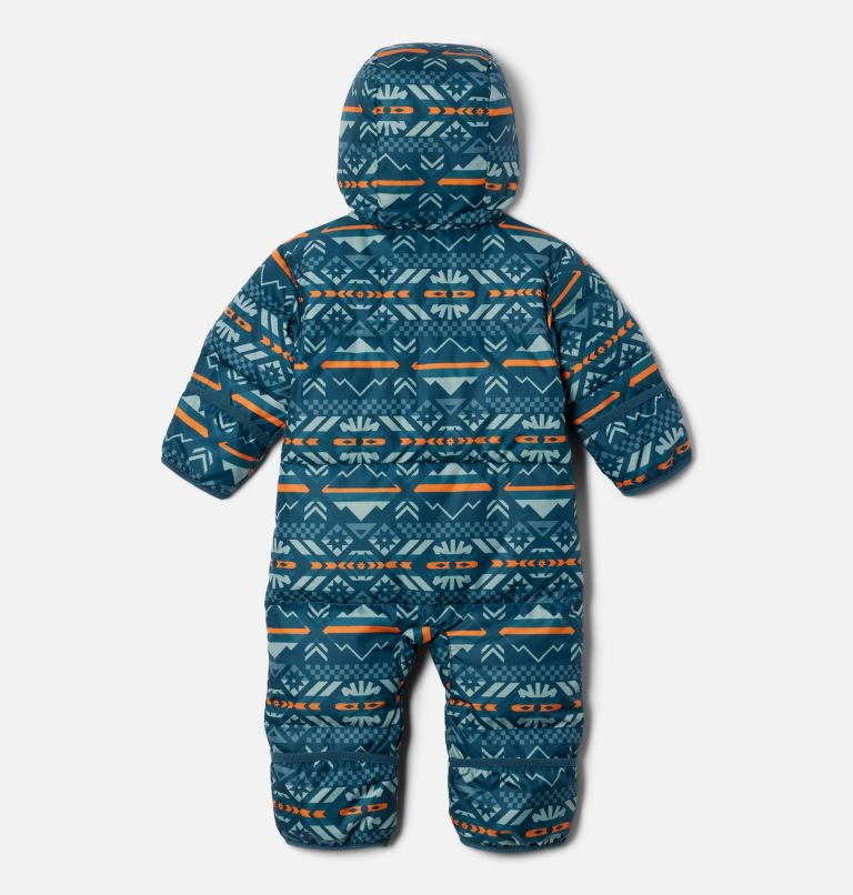 Infant Snuggly Bunny Bunting, Color: Night Wave Checkered Peaks, image 2