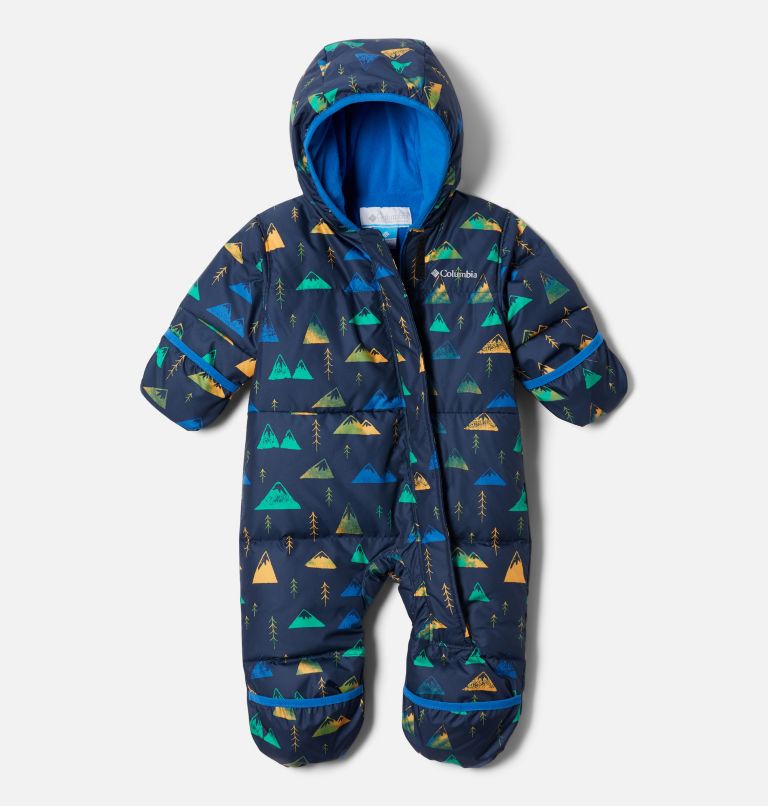 Thumbnail: Babies' Snuggly Bunny Bunting, Color: Collegiate Navy Little Mt, image 3